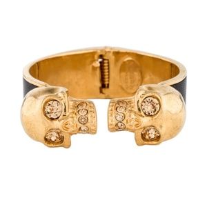 Alexander McQueen skull cuff bracelet